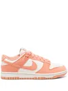 Nike Dunk Low Sneakers In Orange