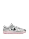 Nike Womens  Dunk Low Lx In Photon Dust/metallic Silver/pink Foam