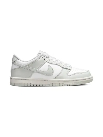 Nike Kids' Dunk Low Sneakers In White