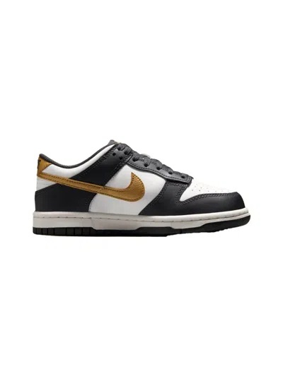 Nike Kids' Dunk Low Sneakers In White