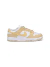 Nike Low Dunk Leather Suede Sneakers In Yellow