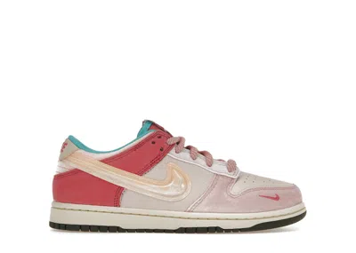 Pre-owned Nike Dunk Low Social Status Free Lunch Strawberry Milk Sneakers In Light Soft Pink/coconut Milk/pink Glaz