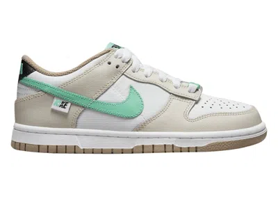 Pre-owned Nike Dunk Low Split Seam Sneakers In White/tan/mint