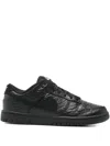 Nike Dunk Low Ss Crocodile-effect Sneakers In Black
