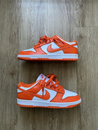 Pre-owned Nike Dunk Low Syracuse 2020 Shoes In Orange