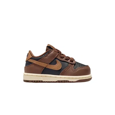 Pre-owned Nike Dunk Low Td 'black Cacao Wow' | Brown | Infant Size 9
