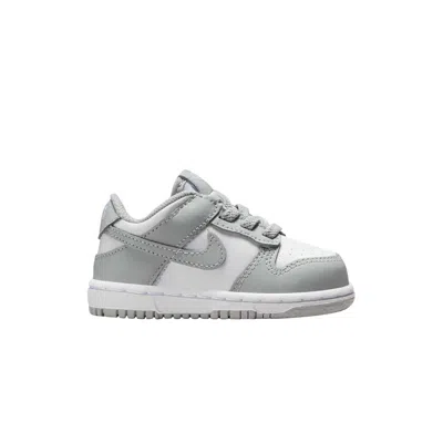 Pre-owned Nike Dunk Low Td 'light Smoke Grey' | Infant Size 7 In Gray