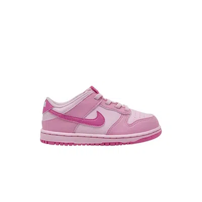 Pre-owned Nike Dunk Low Td 'pink Rise' | Infant Size 4