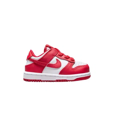 Pre-owned Nike Dunk Low Td 'st. John's' | Red | Infant Size 2