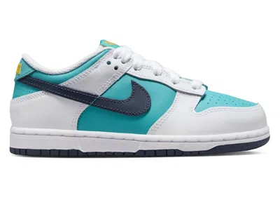 Pre-owned Nike Dunk Low Thunder Blue Sneakers In Dusty Cactus/white/racer Pink In Multi