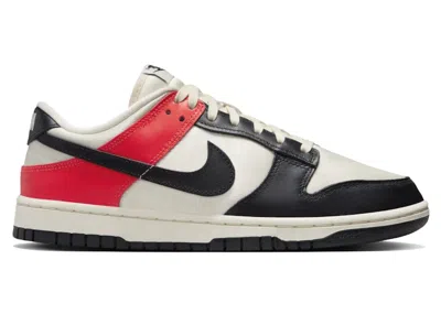 Pre-owned Nike Dunk Low Toe (women's) Sneakers In Bright Crimson/pale Ivory/black