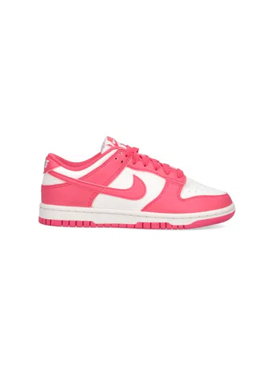 Nike "dunk" Low-top Sneakers In Pink
