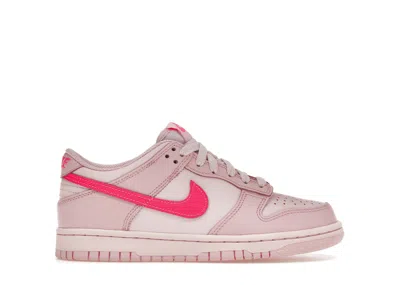 Pre-owned Nike Dunk Low Triple Sneakers In Pink