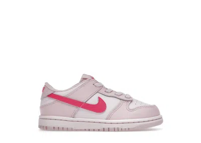 Pre-owned Nike Dunk Low Triple Sneakers In Pink