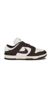 Nike Dunk Low Twist Sneaker In Phantom  Baroque Brown  & Coconut Milk