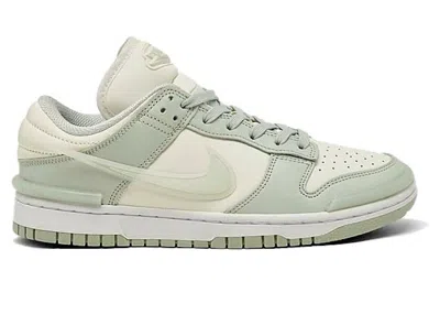 Pre-owned Nike Dunk Low Twist (women's) Sneakers In Light Silver/sail/white In Multi