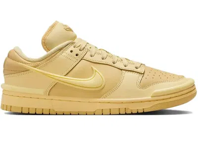Pre-owned Nike Dunk Low Twist (women's) Sneakers In Saturn Gold/soft Yellow In Multi