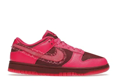 Pre-owned Nike Dunk Low Valentine's Day (2022) (women's) Sneakers In Team Red/pink Prime