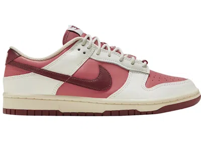 Pre-owned Nike Dunk Low Valentine's Day 2024 Alternate (women's) Sneakers In Sail/team Red/medium Soft Pink