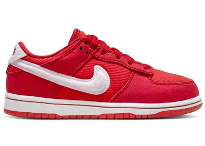 Pre-owned Nike Dunk Low Valentine's Day (2024) Sneakers In Fire Red/pink Foam/light Crimson