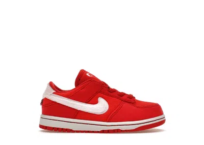 Pre-owned Nike Dunk Low Valentine's Day (2024) Sneakers In Fire Red/pink Foam/light Crimson In Multi
