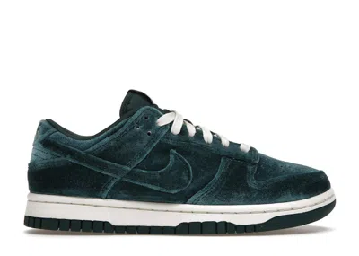 Pre-owned Nike Dunk Low Velvet Teal (women's) Sneakers In Dark Atomic Teal/sail