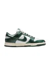Nike Women's Dunk Low Sneaker In White/pro Green/coconut Milk In Green