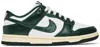 Nike Women's Dunk Low Sneaker In White/pro Green/coconut Milk In Green