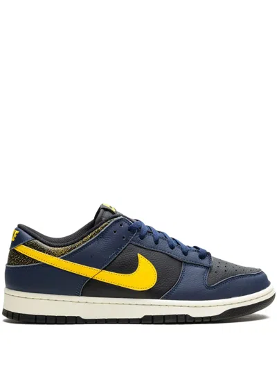 Nike Dunk Low Vintage "michigan" Sneakers In Blue