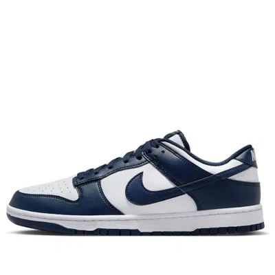 NIKE NIKE DUNK LOW 'WHITE MIDNIGHT NAVY'
