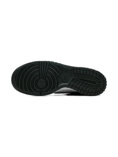 Nike Kids' Dunk Low "white/vintage Green" Sneakers In Black
