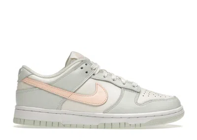 Pre-owned Nike Dunk Low (women's) Sneakers In Barely Green/peach/white