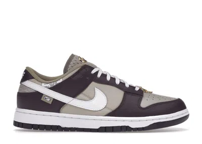 Pre-owned Nike Dunk Low (women's) Sneakers In Brown Basalt/white/metallic In Multi