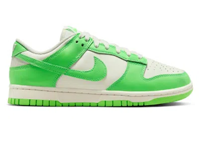 Pre-owned Nike Dunk Low (women's) Sneakers In Green Strike/sail