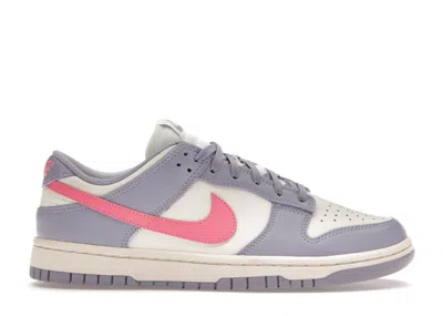 Pre-owned Nike Dunk Low (women's) Sneakers In Indigo Haze/coral Chalk/sail