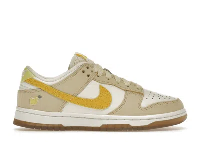 Pre-owned Nike Dunk Low (women's) Sneakers In Lemon Drop/opti Yellow/sail