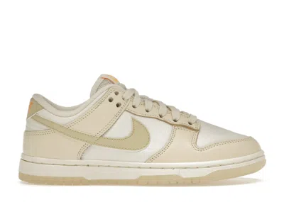Pre-owned Nike Dunk Low (women's) Sneakers In Muslin/team Gold/pale Ivory