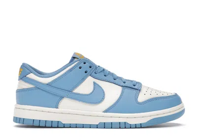 Pre-owned Nike Dunk Low (women's) Sneakers In Sail/coast/university Gold In Multi