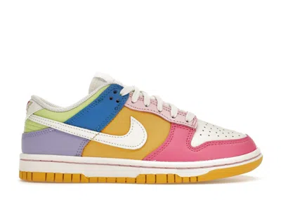 Pre-owned Nike Dunk Low (women's) Sneakers In Sail/solar Flare