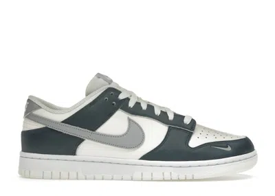 Pre-owned Nike Dunk Low (women's) Sneakers In Sail/white/armoury Navy Blue