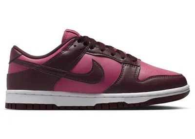Pre-owned Nike Dunk Low (women's) Sneakers In Sweet Beet/white/burgundy Crush