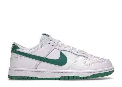 Pre-owned Nike Dunk Low (women's) Sneakers In White/green Noise