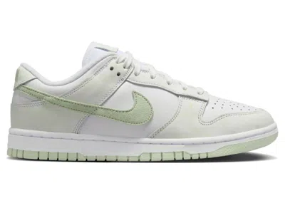 Pre-owned Nike Dunk Low (women's) Sneakers In White/jade Aura/sea Glass In Multi