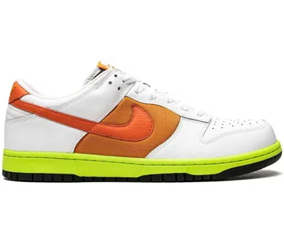 Pre-owned Nike Dunk Low (women's) Sneakers In White/orange Blaze/shock Orange