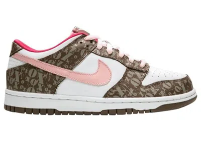 Pre-owned Nike Dunk Low Xoxo Sneakers In Dark Khaki/bubblegum/white In Multi