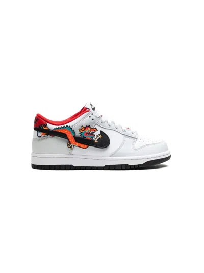 Nike Kids' Dunk Low "year Of The Dragon" Sneakers In White