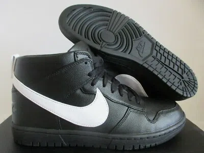 Pre-owned Nike Dunk Lux Chukka / Rt Riccardo Tisci Black-white Sz 10 [910088-001]