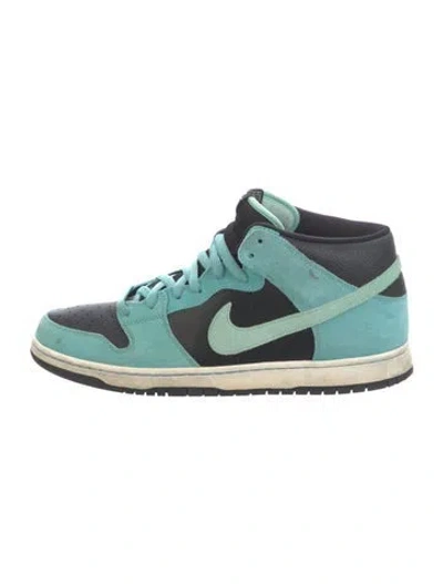 Pre-owned Nike Dunk Mid Pro 'sea Crystal' Athletic Sneakers In Green