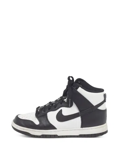 Pre-owned Nike Dunk Panda High Sneakers In White
