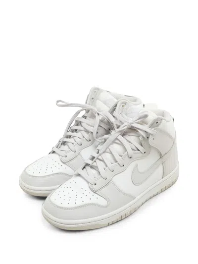 Pre-owned Nike Dunk Retro High Sneakers In White